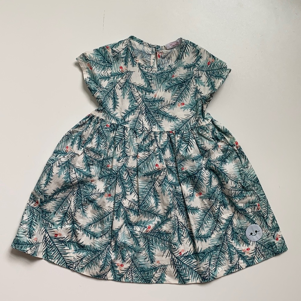 smiling button warm christmas dress 4 🎄